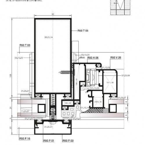 ASAŞ RT50 - Giydirme Cephe Sistemleri