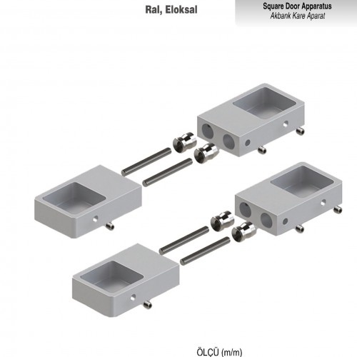 KS-1116 - Alüminyum Çekme Kapı Kolları